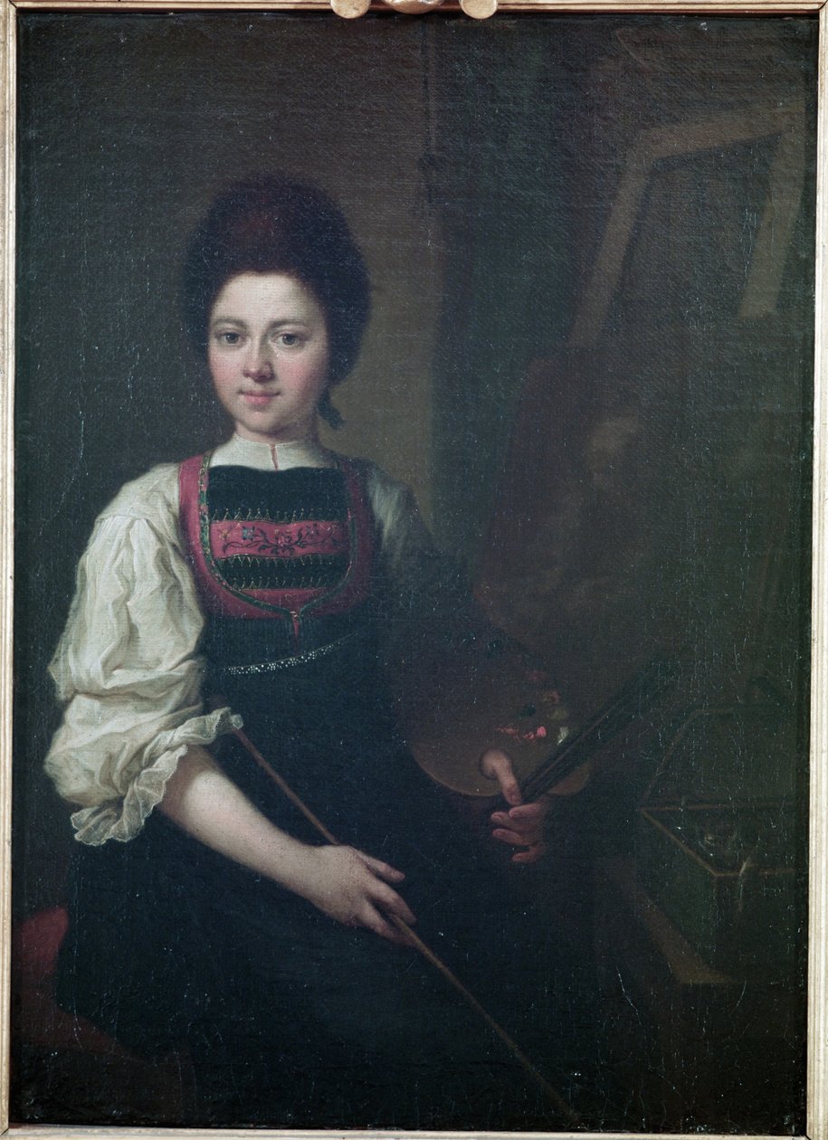 Omakuva, 1763 tekijältä Angelica Kauffmann