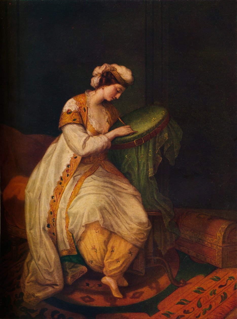 Aamuhuvi, c1784 tekijältä Angelica Kauffmann