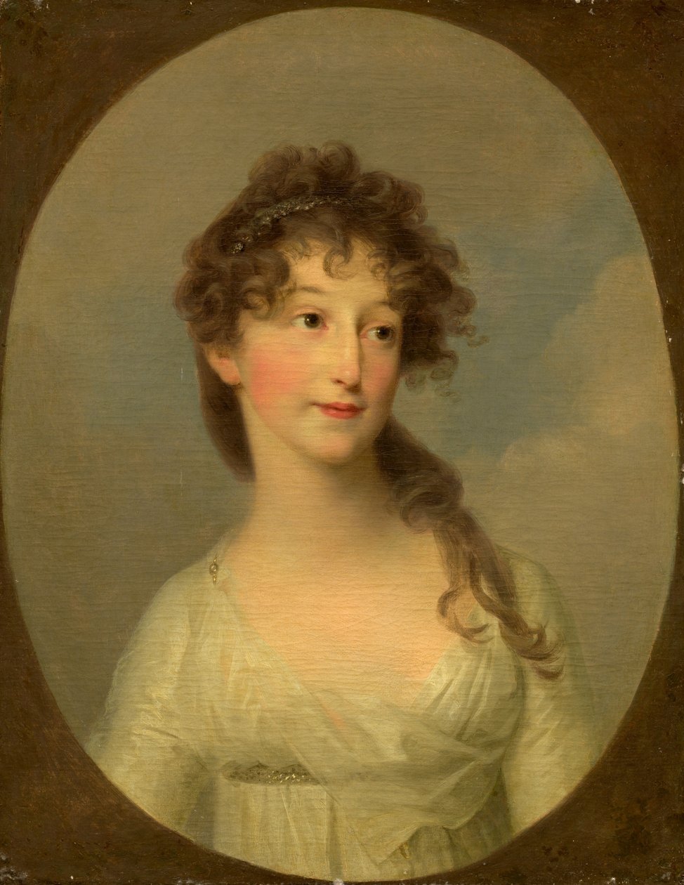 Mahdollisesti Franciska Krasinska, Kurinmaan herttuatar, n. 1790. tekijältä Angelica Kauffman