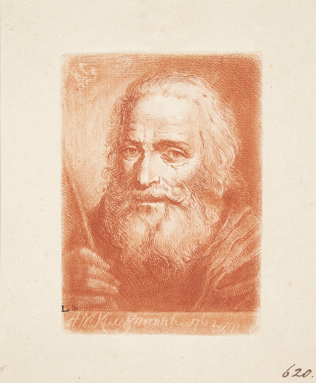 Parrakas vanha mies tekijältä Angelica Kauffmann