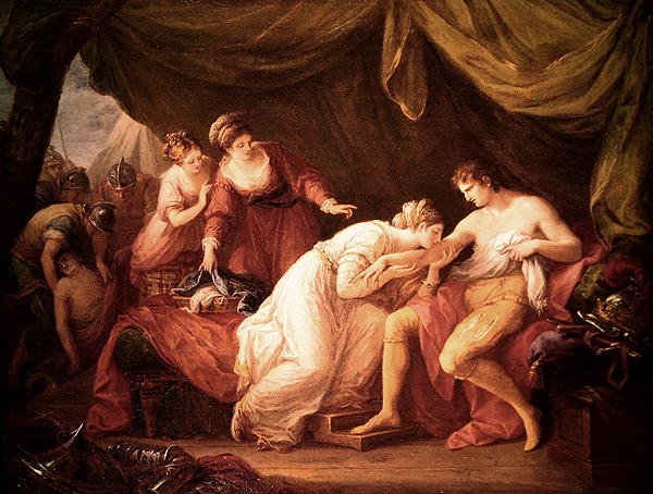Edward I ja Eleanora (öljy kankaalle) tekijältä Angelica Kauffmann