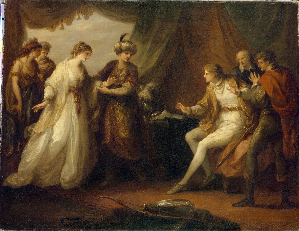 Eleanor herää henkiin (tai Kastilian Alienor tekijältä Angelica Kauffmann