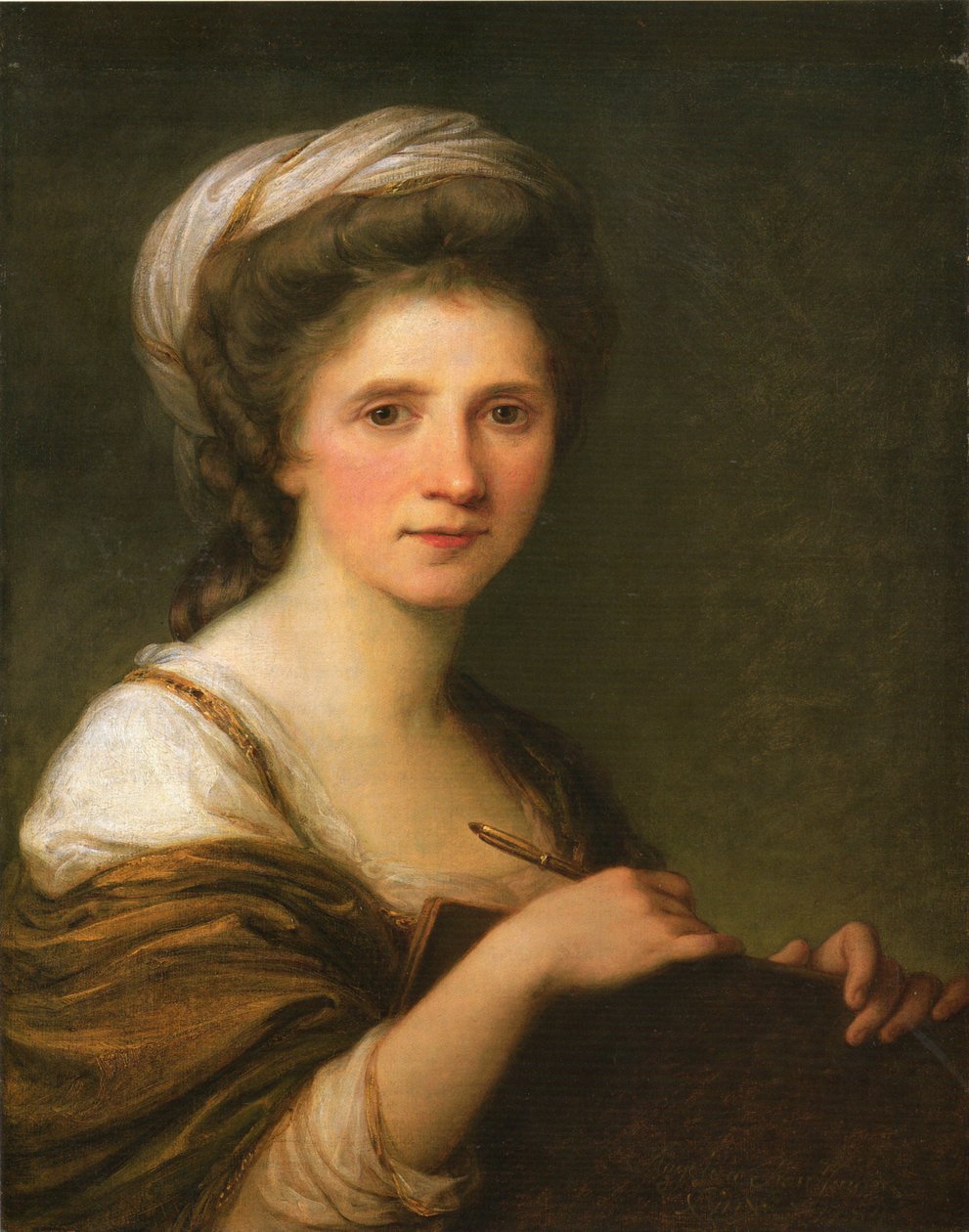 Saksa: Selbstbildnis Omakuva tekijältä Angelica Kauffmann
