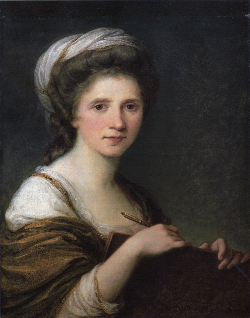 Saksa: Selbstbildnis Omakuva tekijältä Angelica Kauffmann
