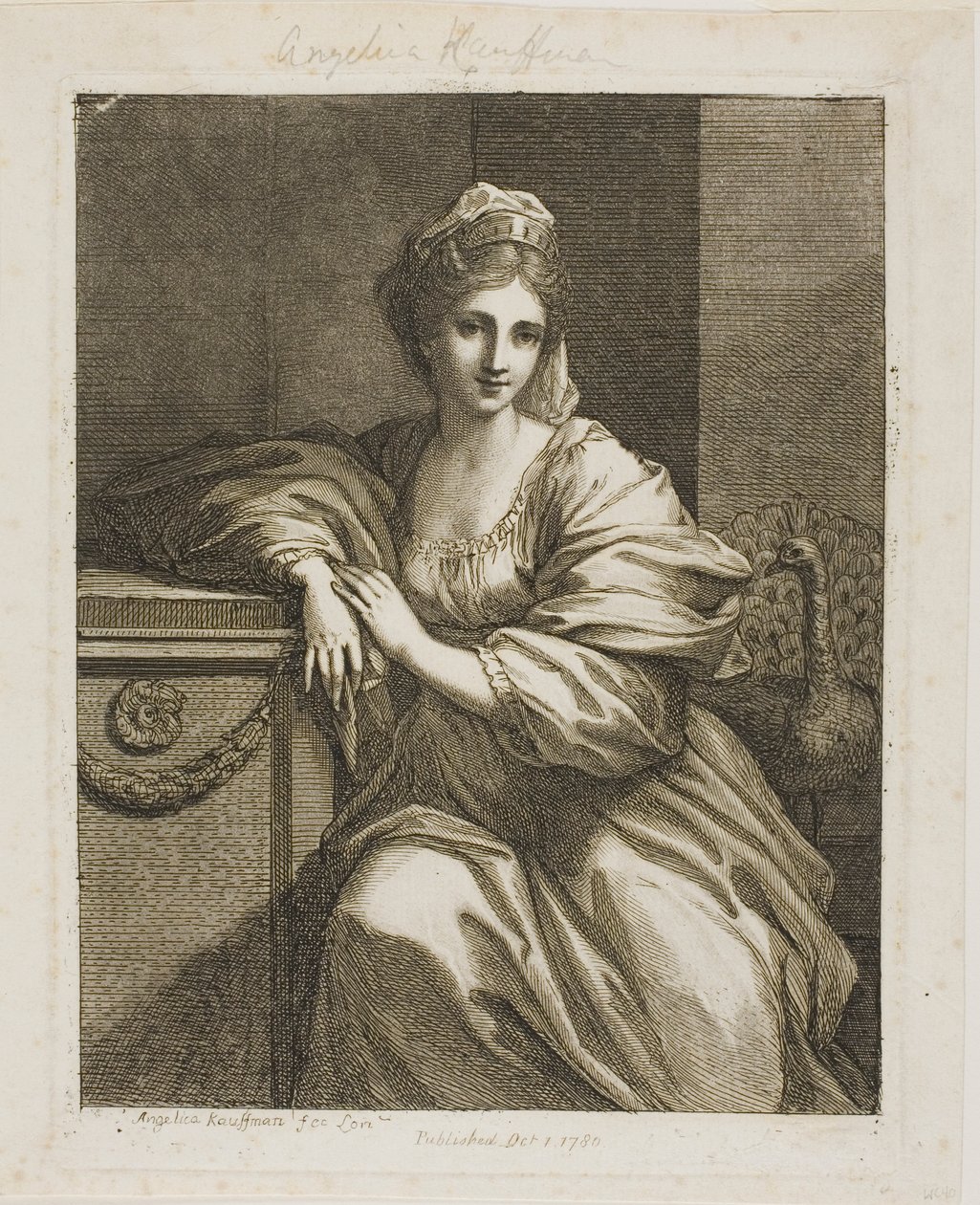 Juno ja riikinkukko tekijältä Angelica Kauffmann