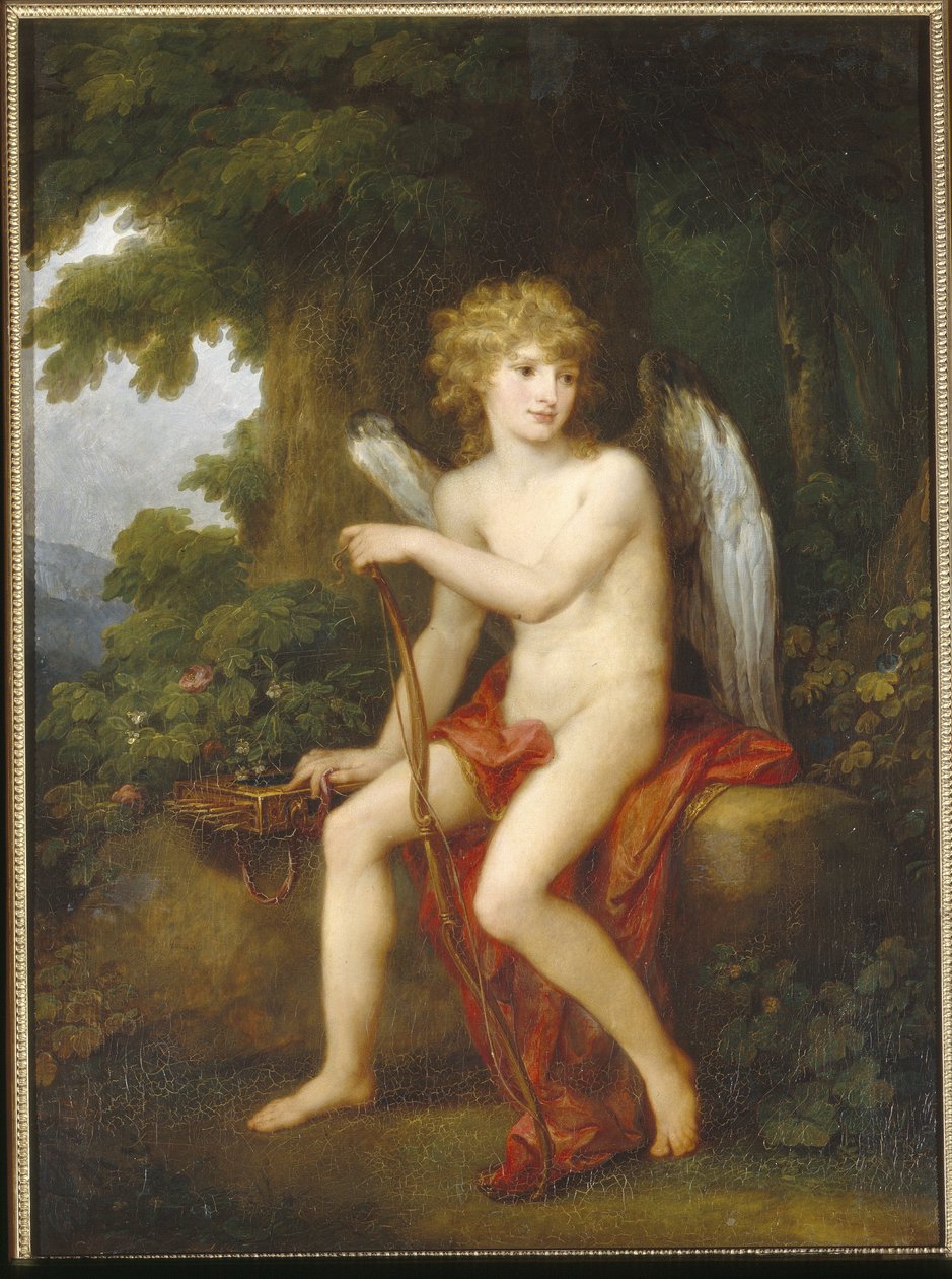 El comte Henryk Lubomirski (1777-1850) com a Cupido - Pintura d