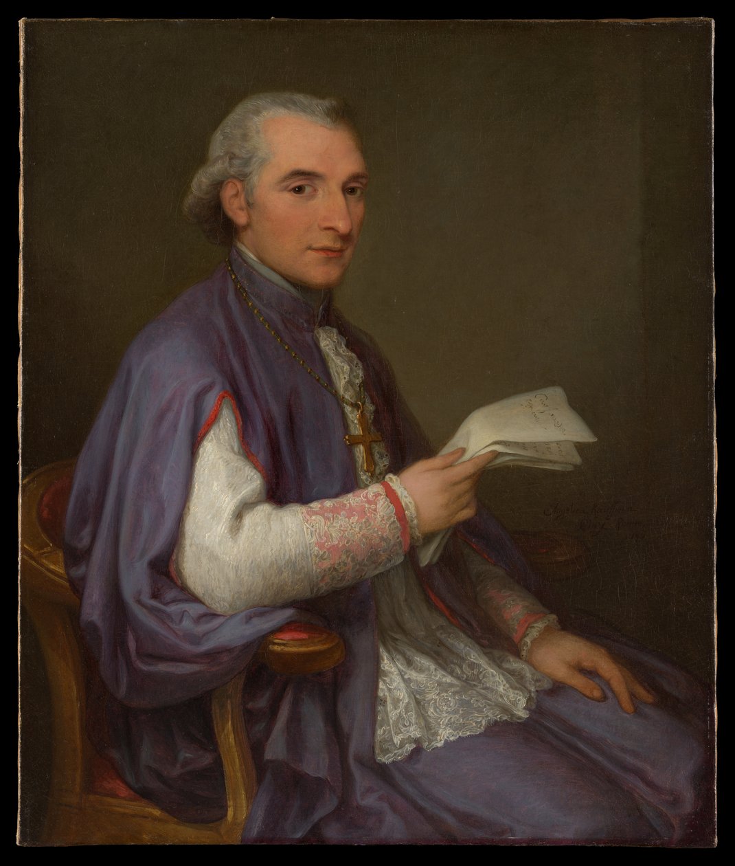 Monsignor Giuseppe Spina (1756–1828) tekijältä Angelica Kauffmann