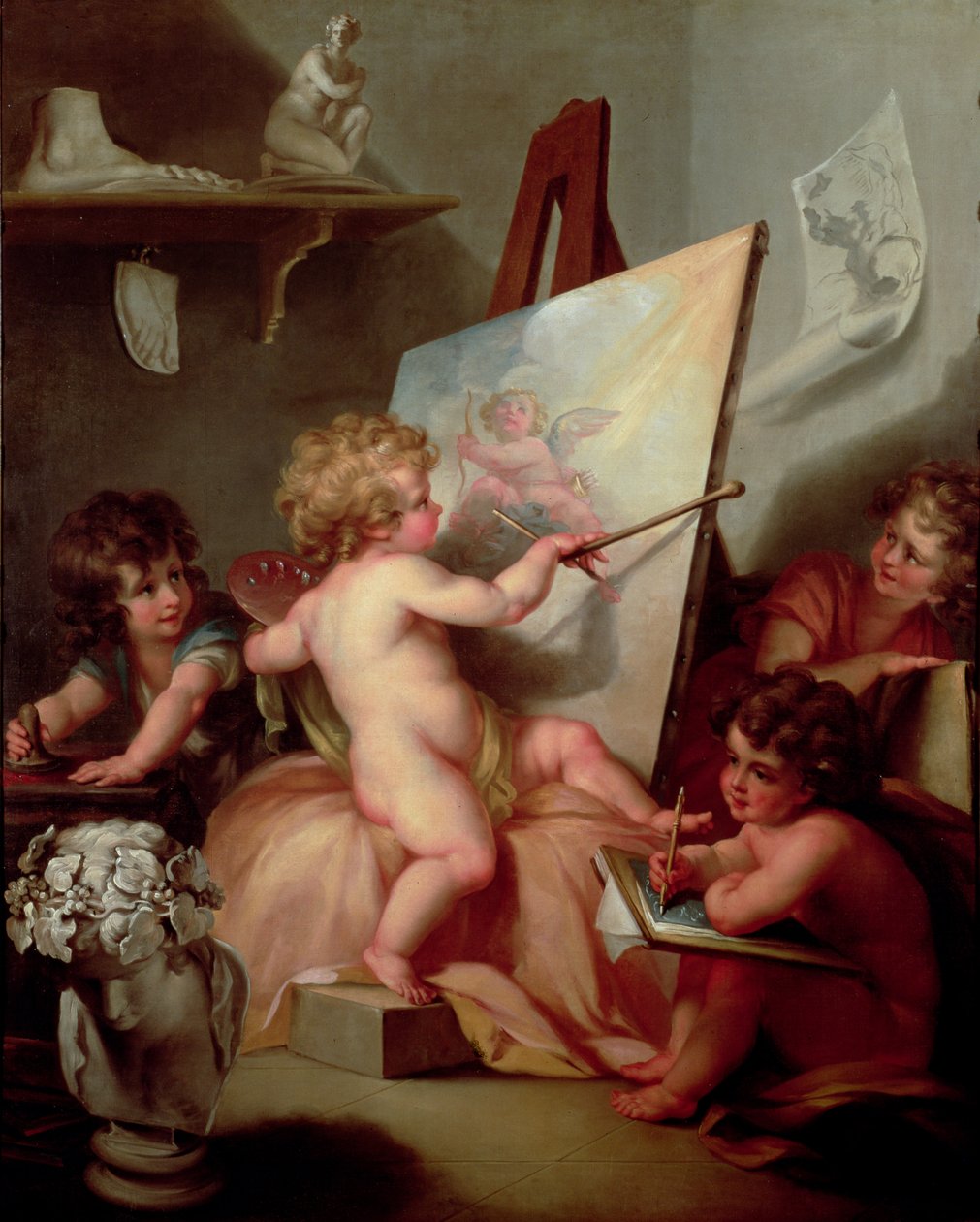 Huonekalut ja erilaiset esineet 1100- ja 1300-luvuilta tekijältä Angelica Kauffmann