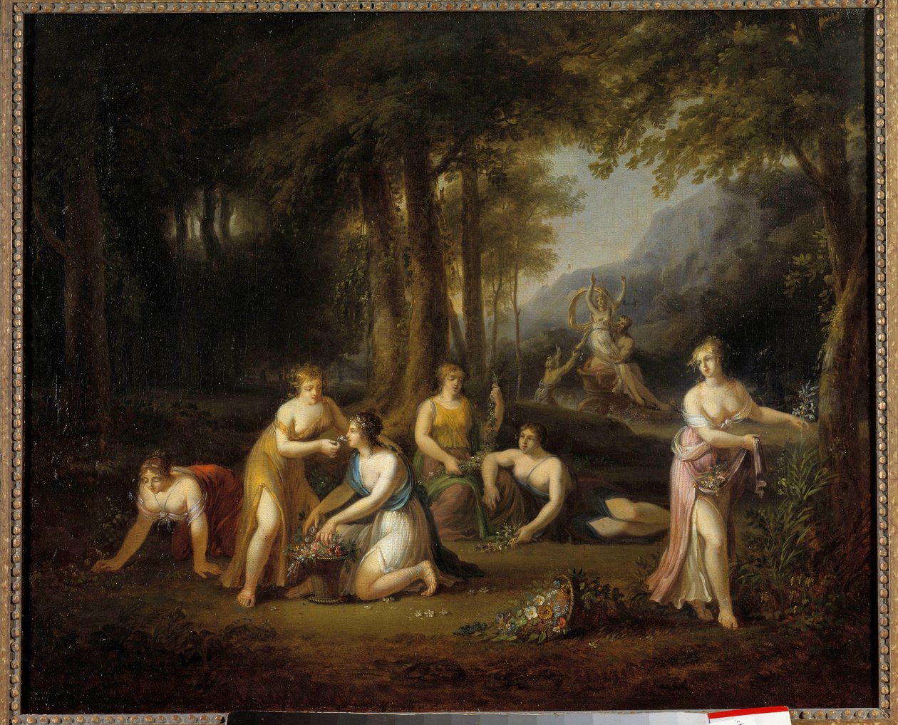 Angelica Kauffmanin (1740-1807) 1700-luvun Pluto poistava proserpiinimaalaus. Mitat 0,40 x 0,56 m Tours Museum of Fine Arts tekijältä Angelica Kauffmann