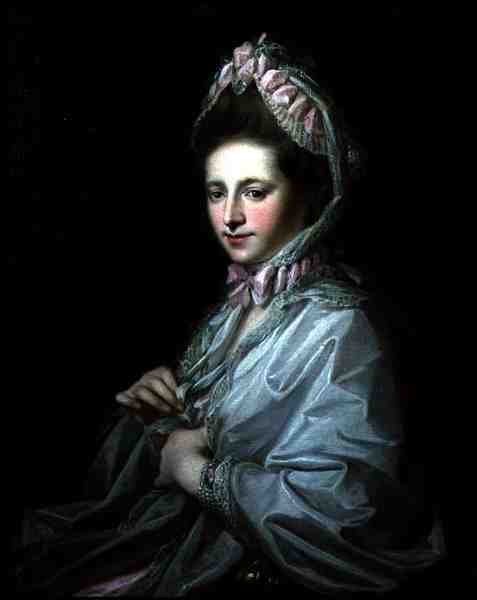 Anne Millerin muotokuva (öljy kankaalle) tekijältä Angelica Kauffmann