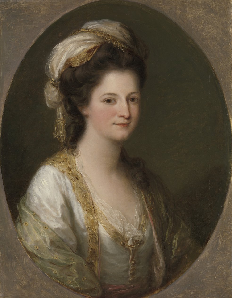 Naisen muotokuva, n. 1770 (öljy kankaalle) tekijältä Angelica Kauffmann