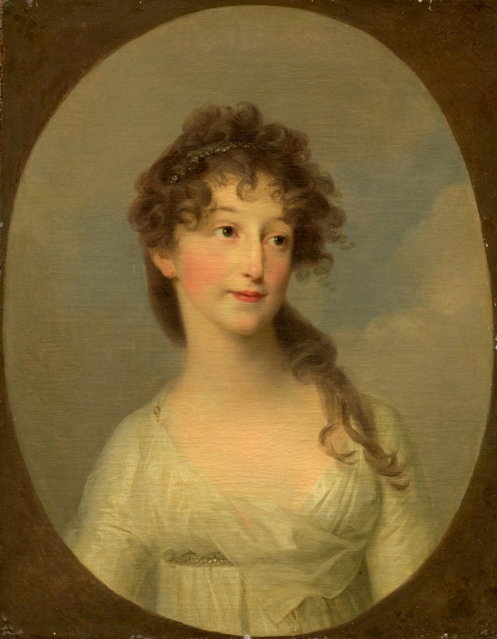 Mahdollisesti Franciska Krasinska, Kurinmaan herttuatar tekijältä Angelica Kauffmann