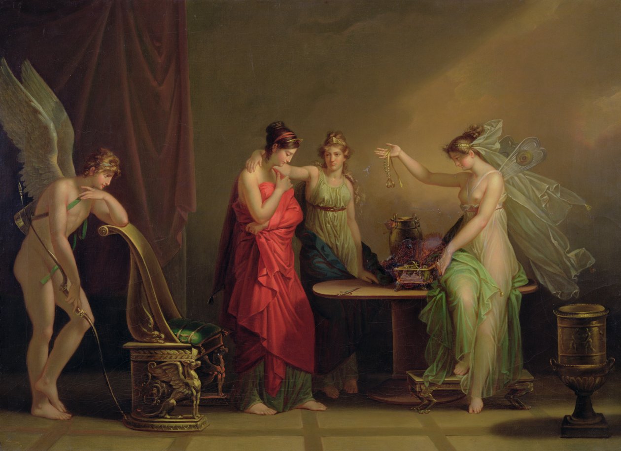 Huonekalut ja erilaiset esineet 1100- ja 1300-luvuilta tekijältä Angelica Kauffmann