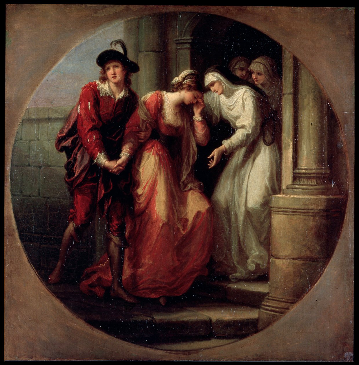 Abelardin ja Heloisen ero, ennen vuotta 1780. tekijältä Angelica Kauffmann