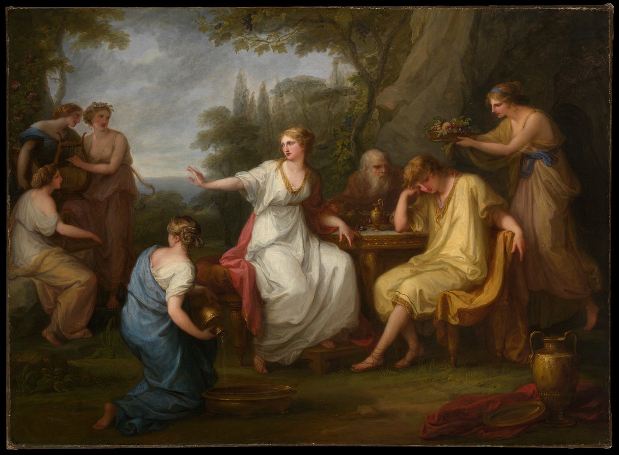 Telemakhoksen suru tekijältä Angelica Kauffmann