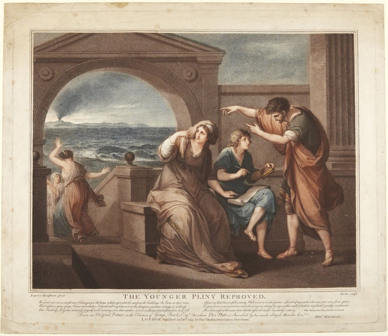 Nuorempaa Pliniusta nuhdellaan tekijältä Angelica Kauffmann
