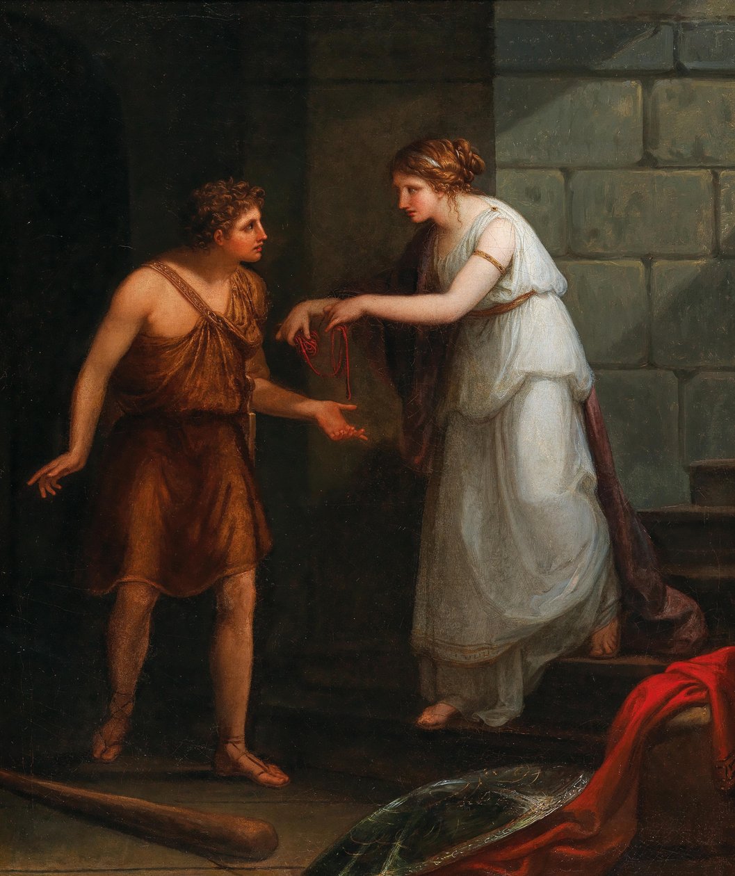 Theseus ja Ariadne. tekijältä Angelica Kauffmann