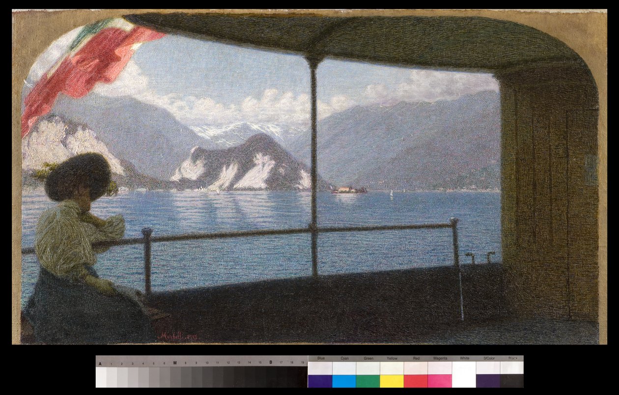 Vene Maggiore-järvellä, 1915 tekijältä Angelo Morbelli