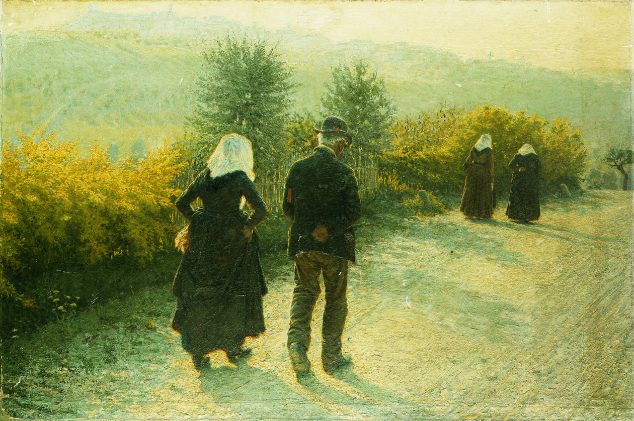 Sunnuntai, 1890 tekijältä Angelo Morbelli
