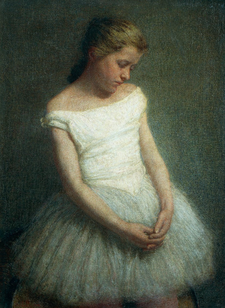 Balerina (naistanssija), kirjoittanut Angelo Morbelli (1853-1919) tekijältä Angelo Morbelli