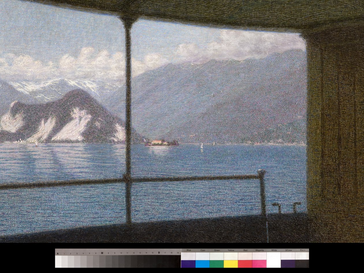Vene Maggiore-järvellä, 1915 tekijältä Angelo Morbelli
