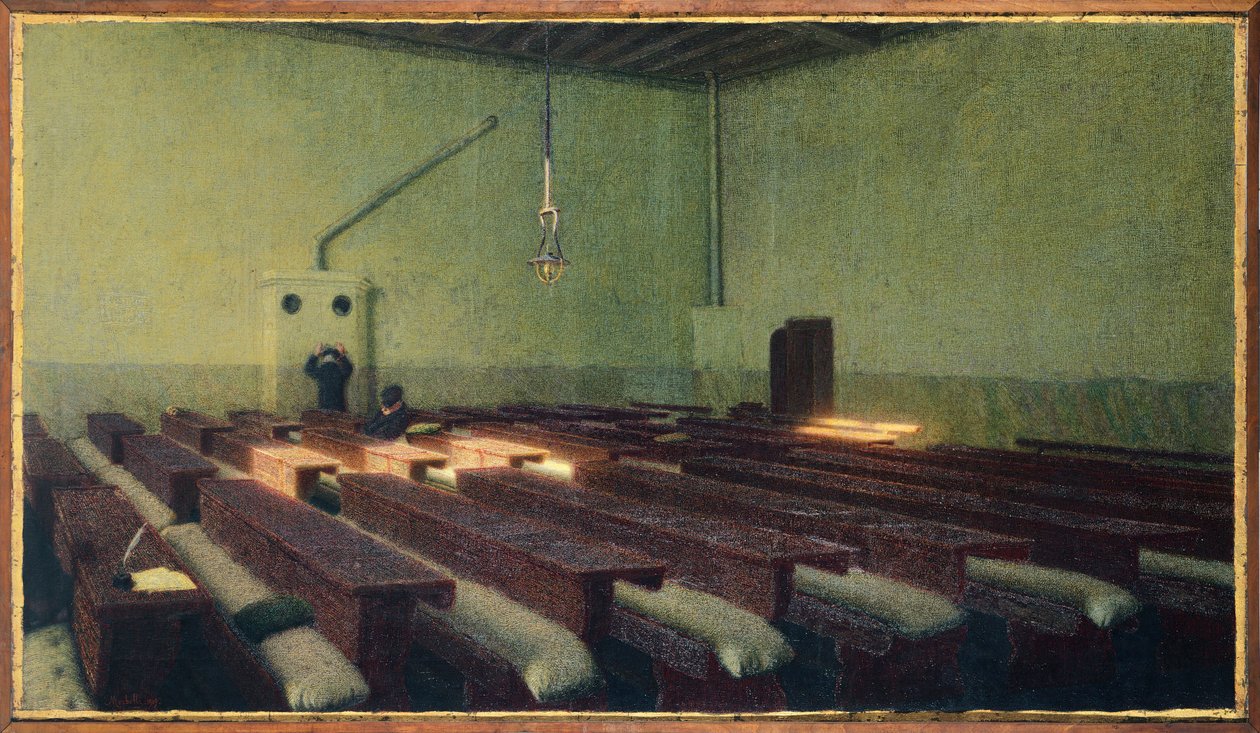 Angelo Morbellin joulu Pio Albergo Trivulziossa (1854-1919) tekijältä Angelo Morbelli