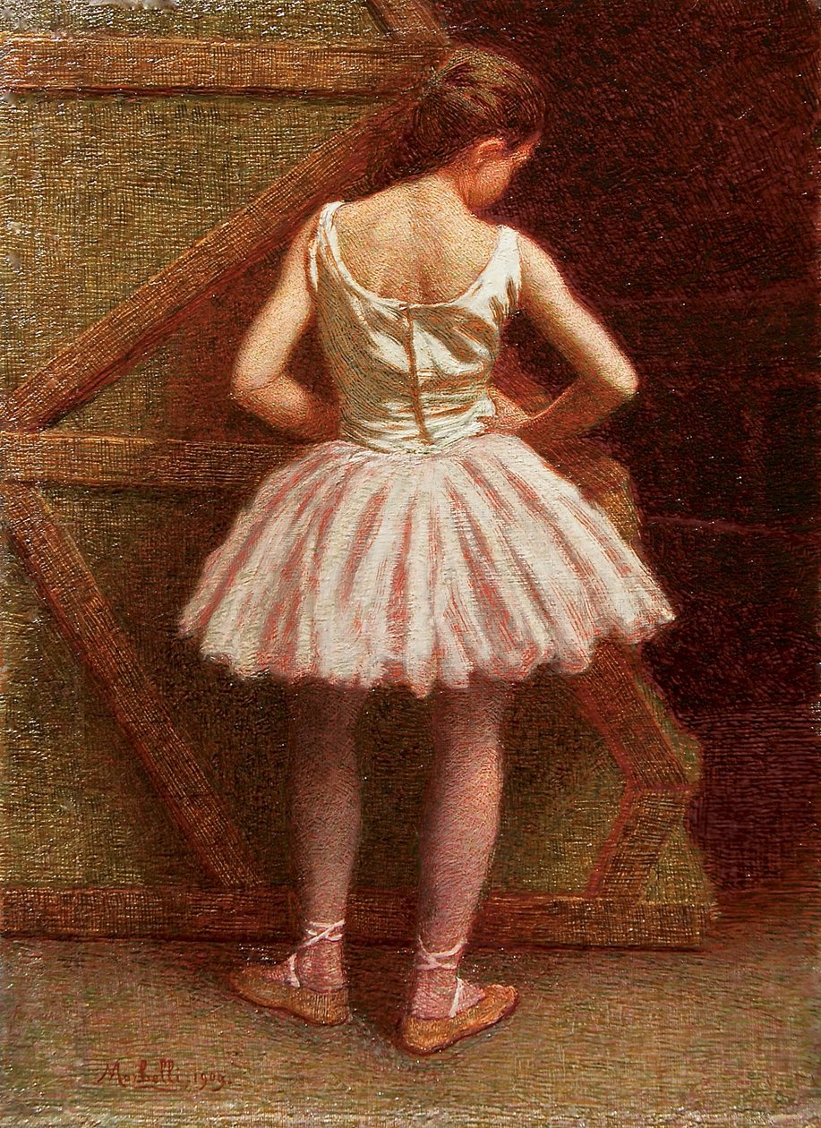 Tanssija Teatro alla Scalassa, 1909. tekijältä Angelo Morbelli