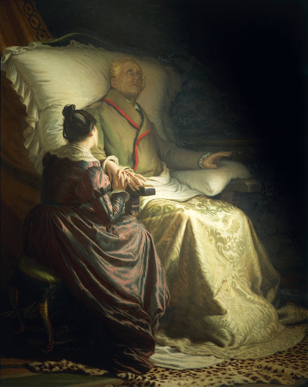 Kuoleva Goethe tekijältä Angelo Morbelli