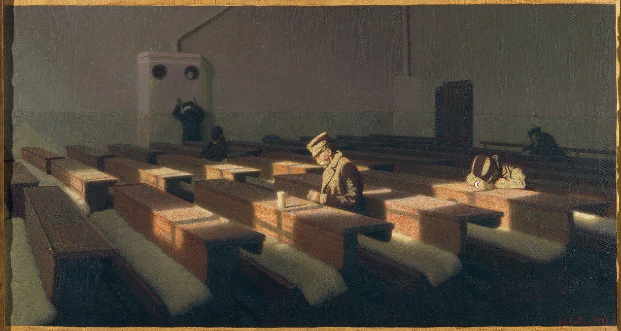 Italia, Venetsia, jäljellä olevien joulu tekijältä Angelo Morbelli