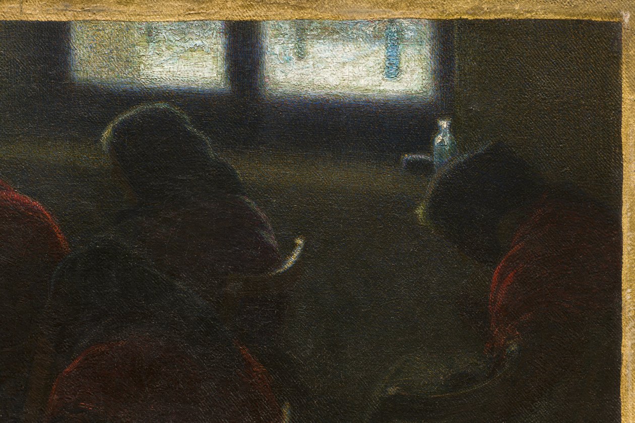 Talvisiesta, 1903 tekijältä Angelo Morbelli