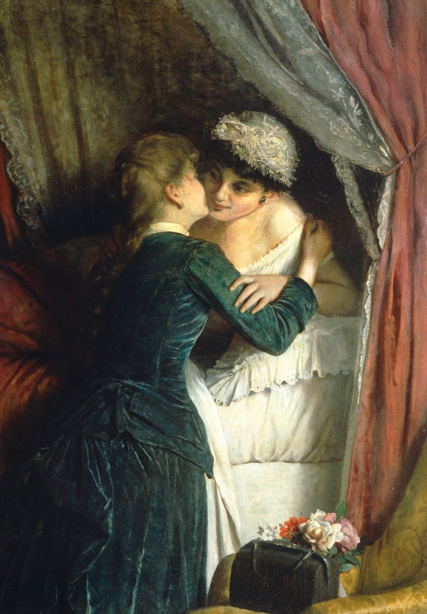 Nimipäivä Angelo Romagnoli (1840-1897 jälkeen), öljy kankaalle tekijältä Angelo Romagnoli