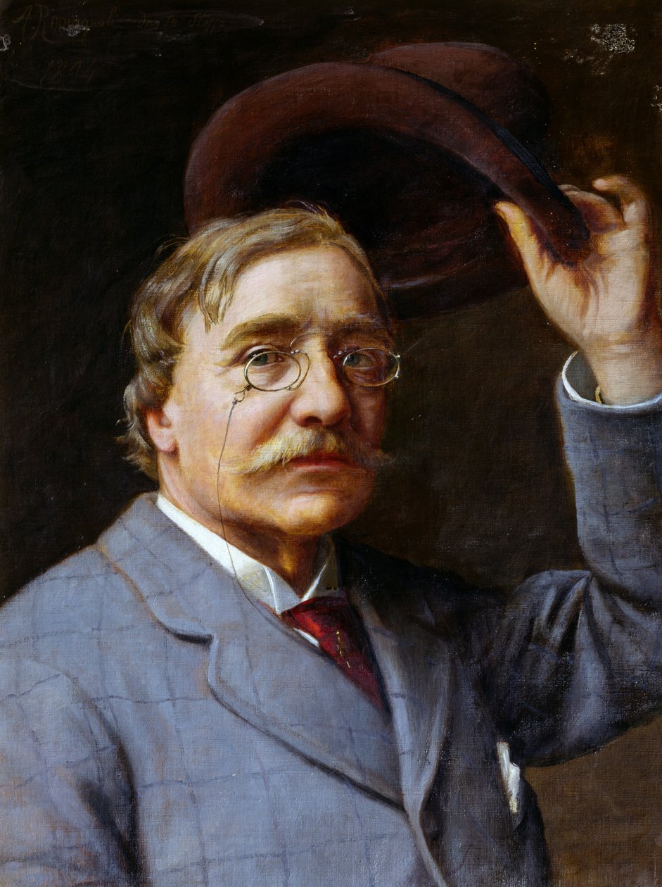 Angelo Romagnolin omakuva (Firenze 1840-1897 jälkeen) tekijältä Angelo Romagnoli