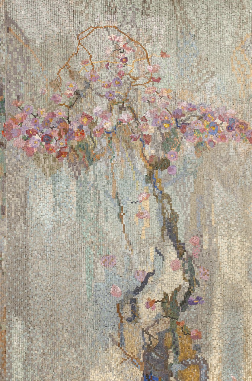 Kukat, 1914 (mosaiikki) tekijältä Angiolo DAndrea