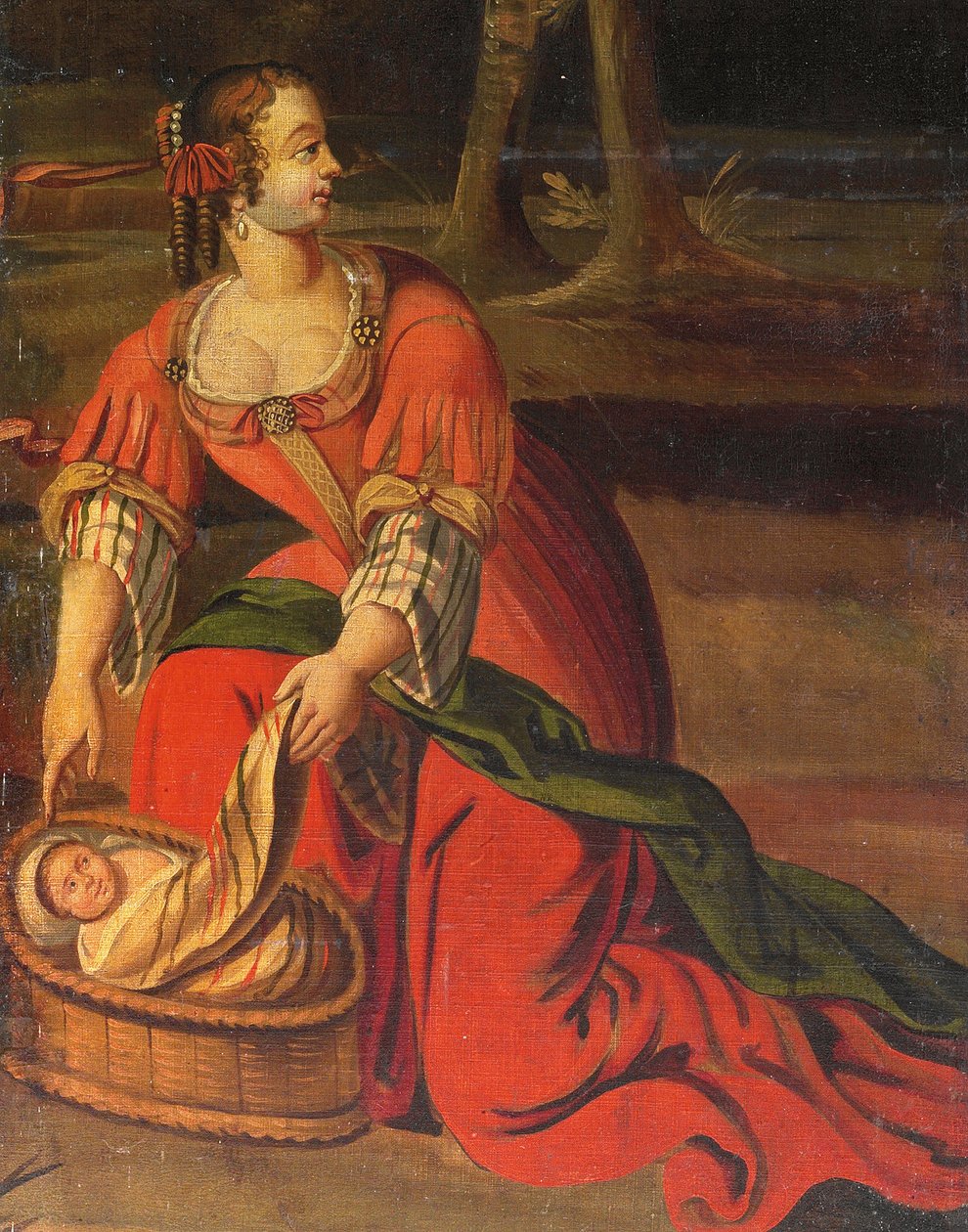 Nelikertainen kaksipuolinen näyttö, n. 1700 tekijältä Anglo Flemish School
