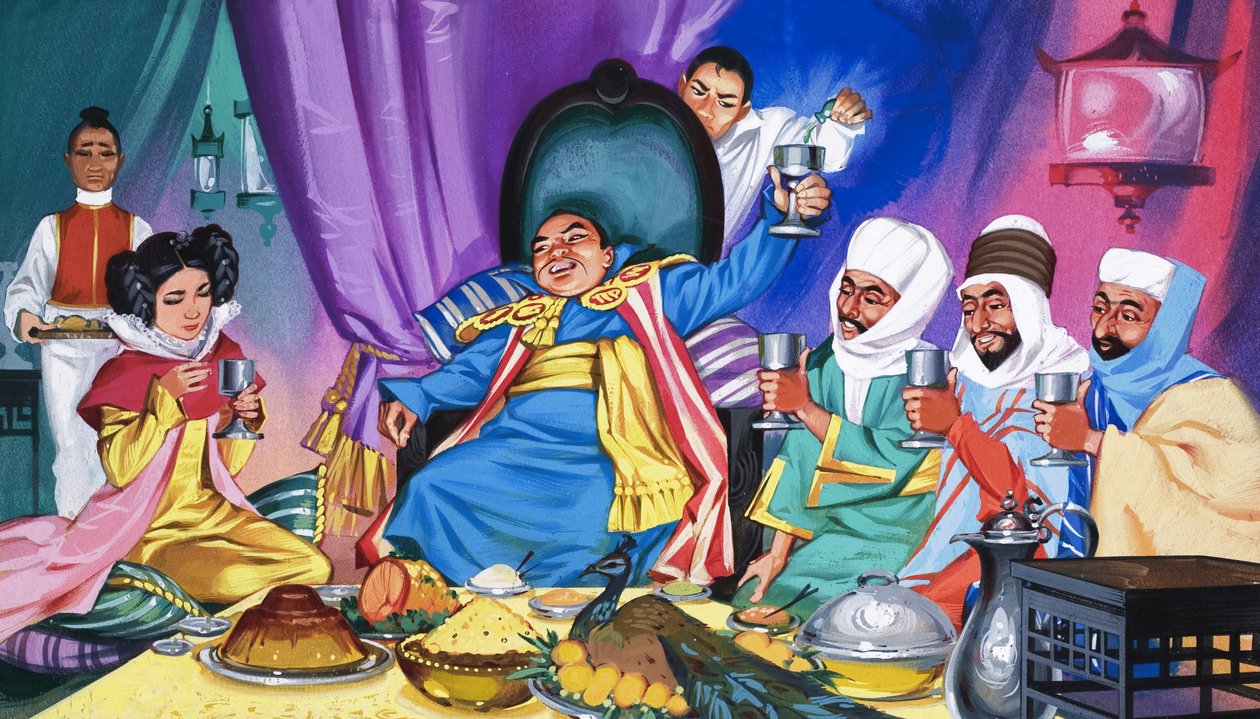 Aladdin ja hänen ihmeellinen lamppunsa tekijältä Angus McBride
