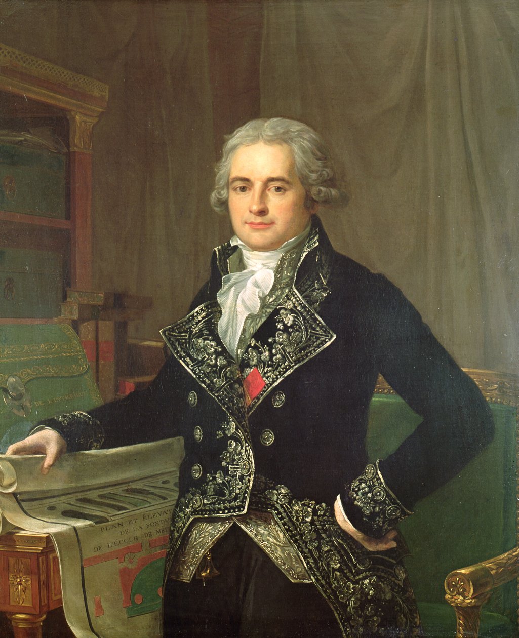 Jean Antoine Chaptalin (1756-1832) muotokuva Chanteloupen kreivi tekijältä Anicet Charles Lemonnier