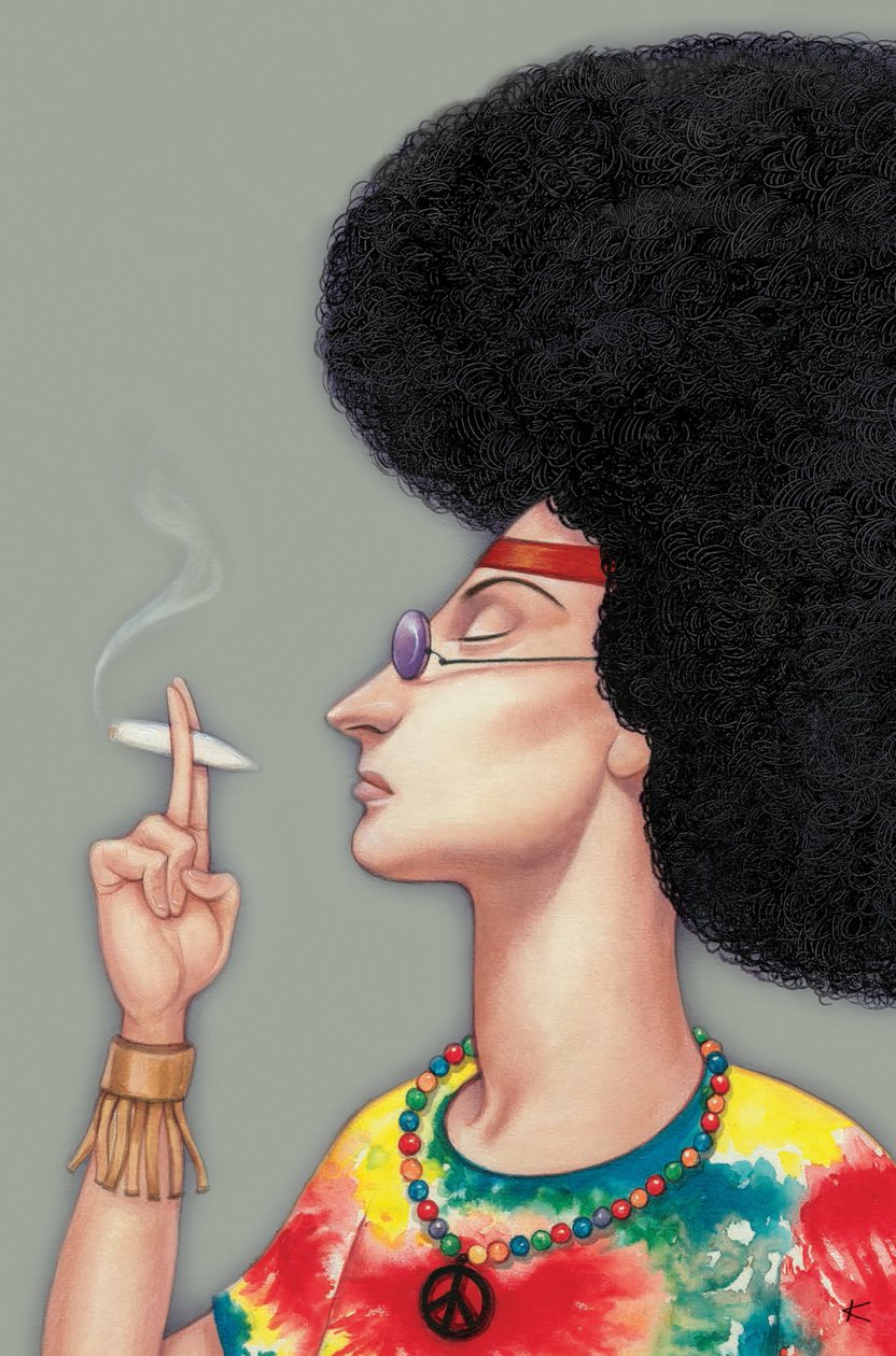 Eustace Trippy, 2015 (akryyli kuvituskartongille) tekijältä Anita Kunz
