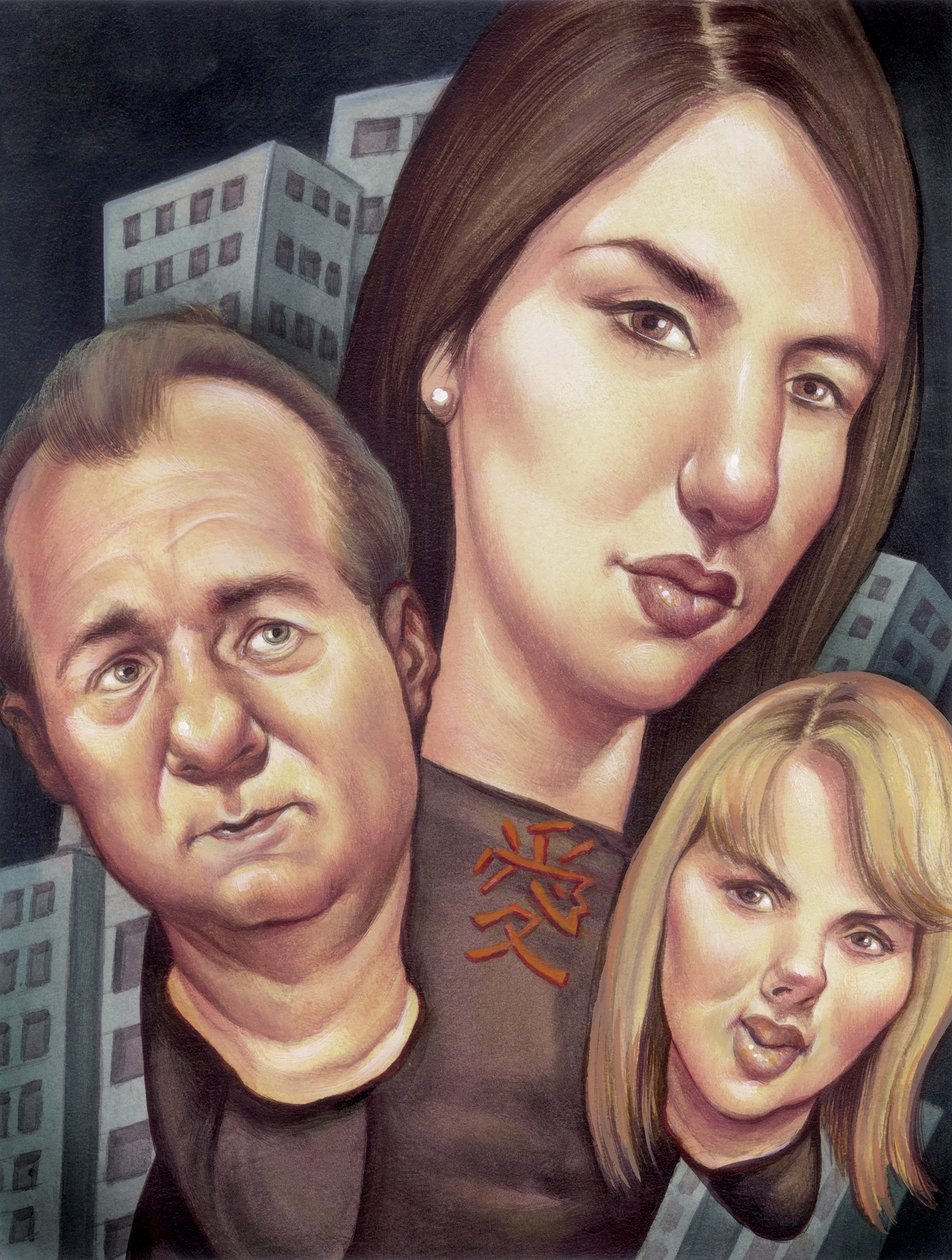 Lost in Translation, 2003 (akryyli kuvituskartongille) tekijältä Anita Kunz