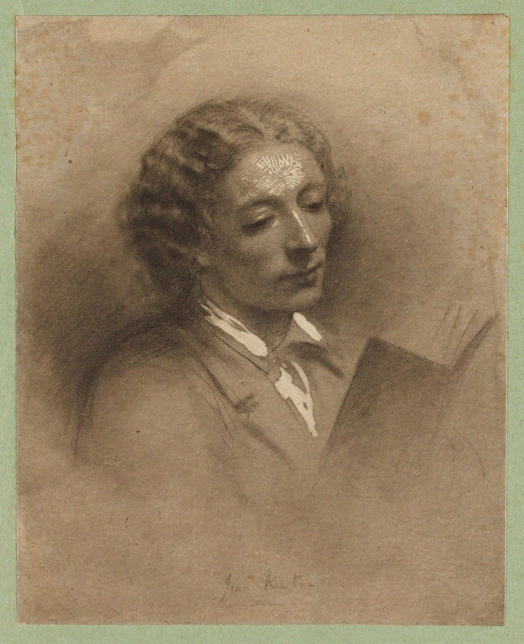 Runoilija John Keatsin muotokuva 1795-1821. tekijältä Ann Mary Newton