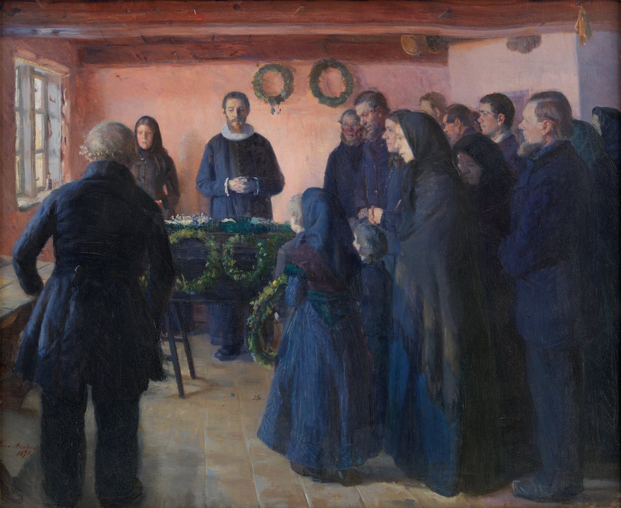 Hautajaiset tekijältä Anna Ancher