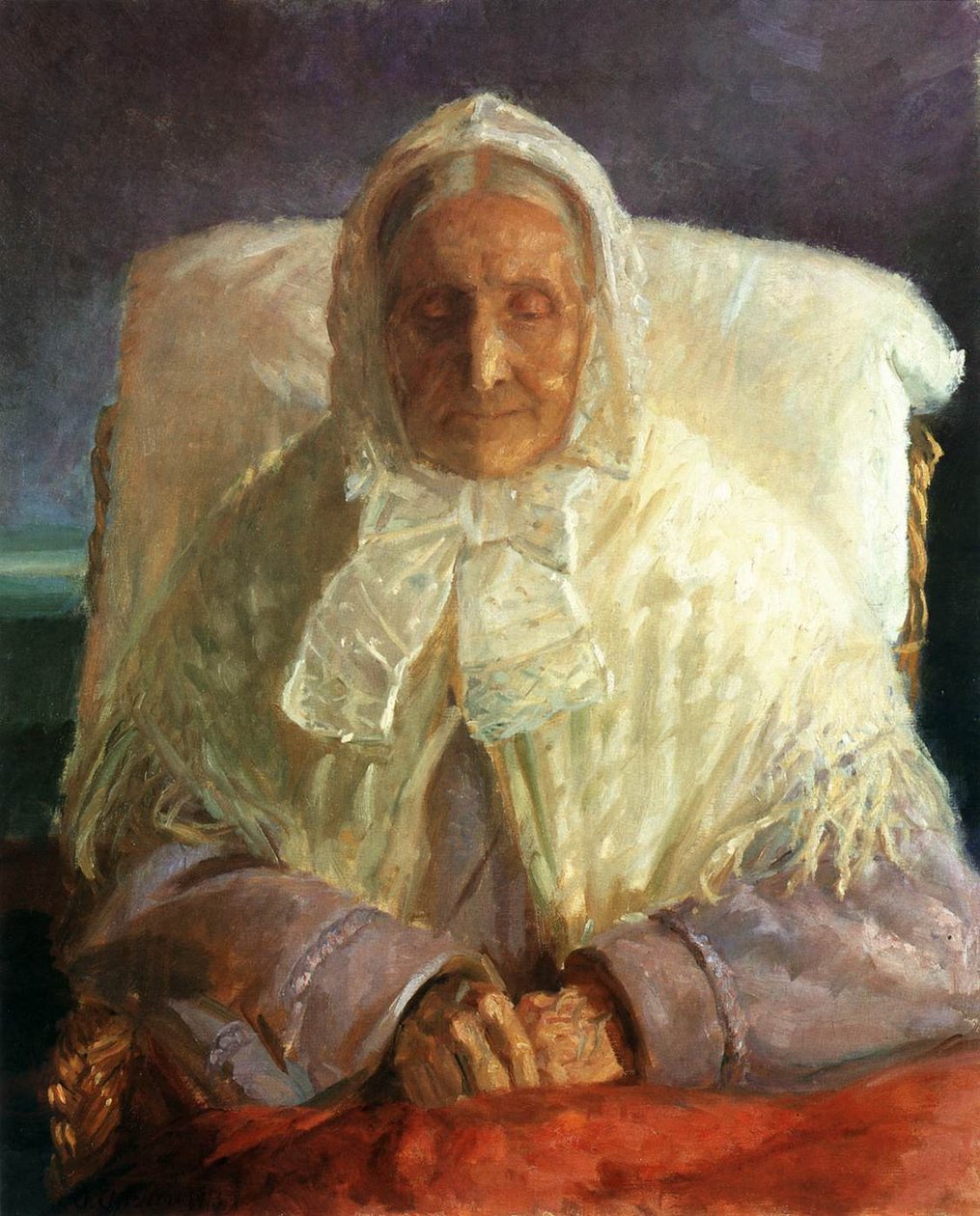 Anna Hedwig Brndumin muotokuva tekijältä Anna Ancher