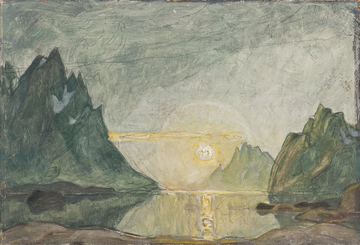 Keskiyön aurinko. Tutkimus Pohjois-Norjasta (öljy pahville) tekijältä Anna Katarina Boberg