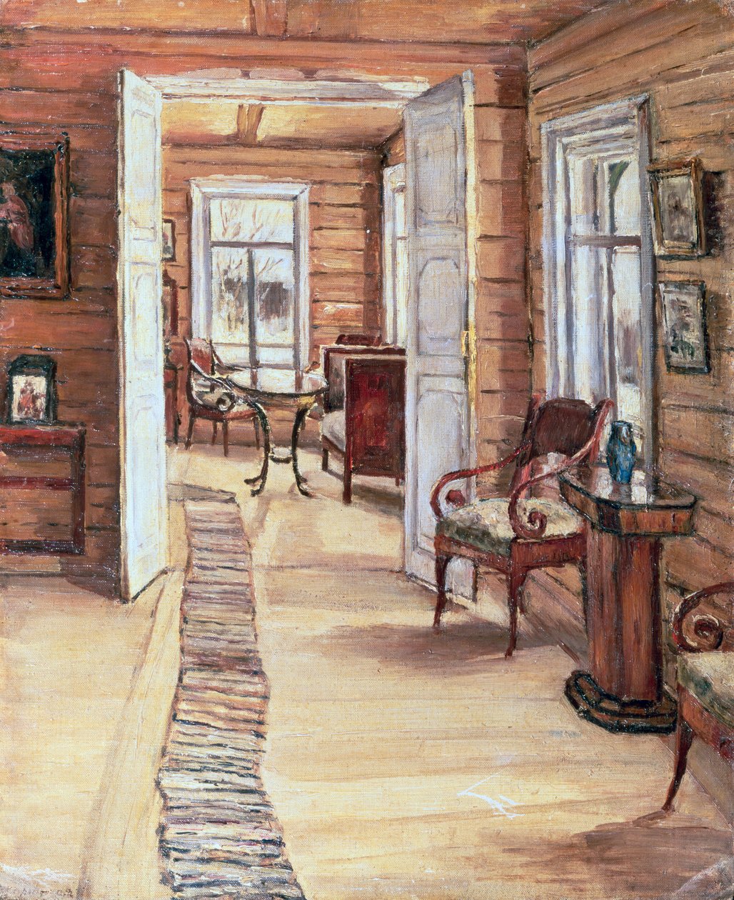 L. Pantelejevin talon sisätilat Murmanovissa, 1913. tekijältä Anna Nikolaeva Karinskaya