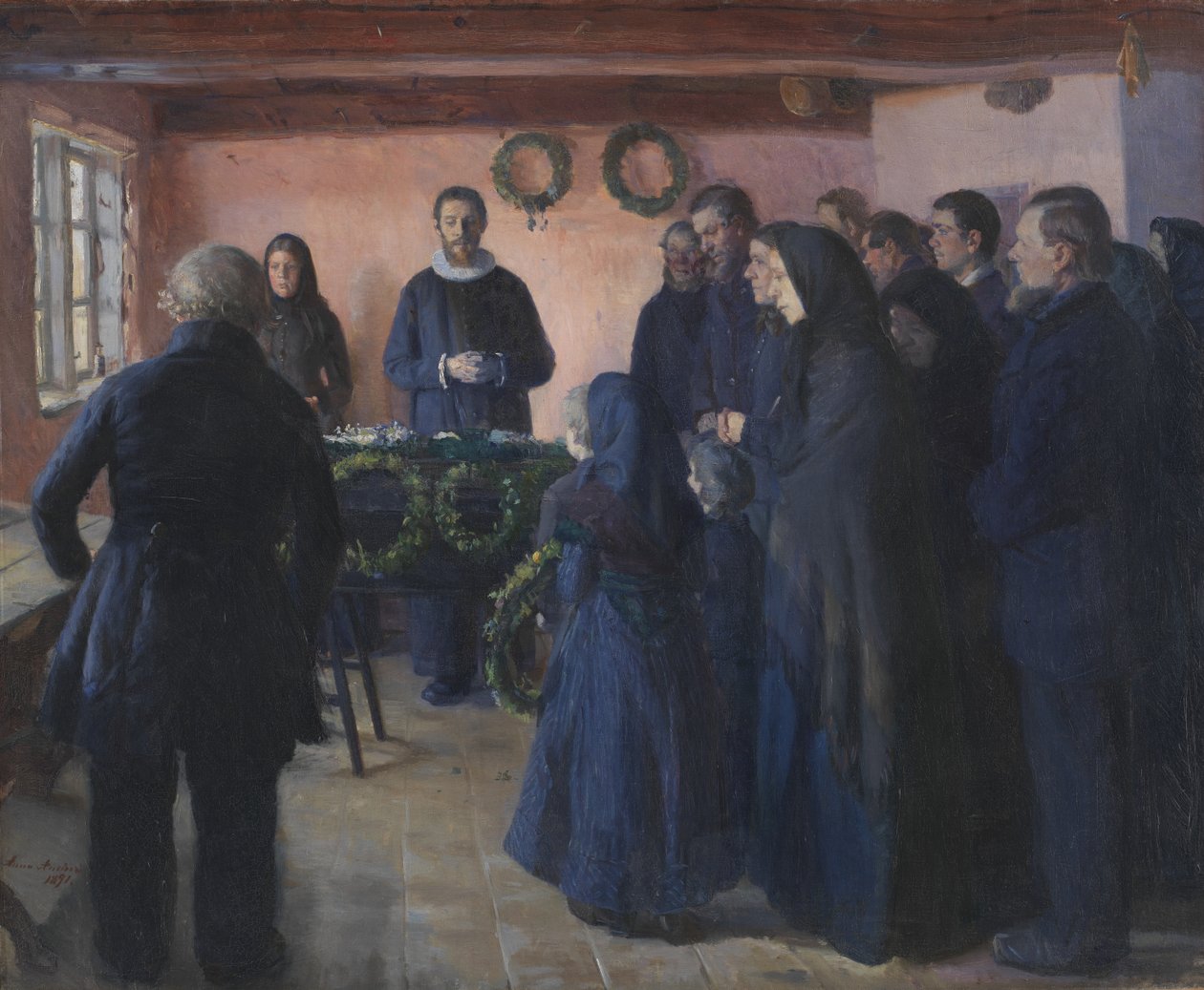Hautajaiset tekijältä Anna Ancher