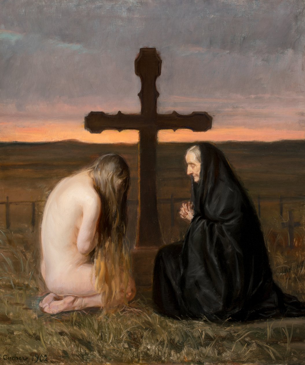 Tanskan kieli: Sorg Grief tekijältä Anna Ancher