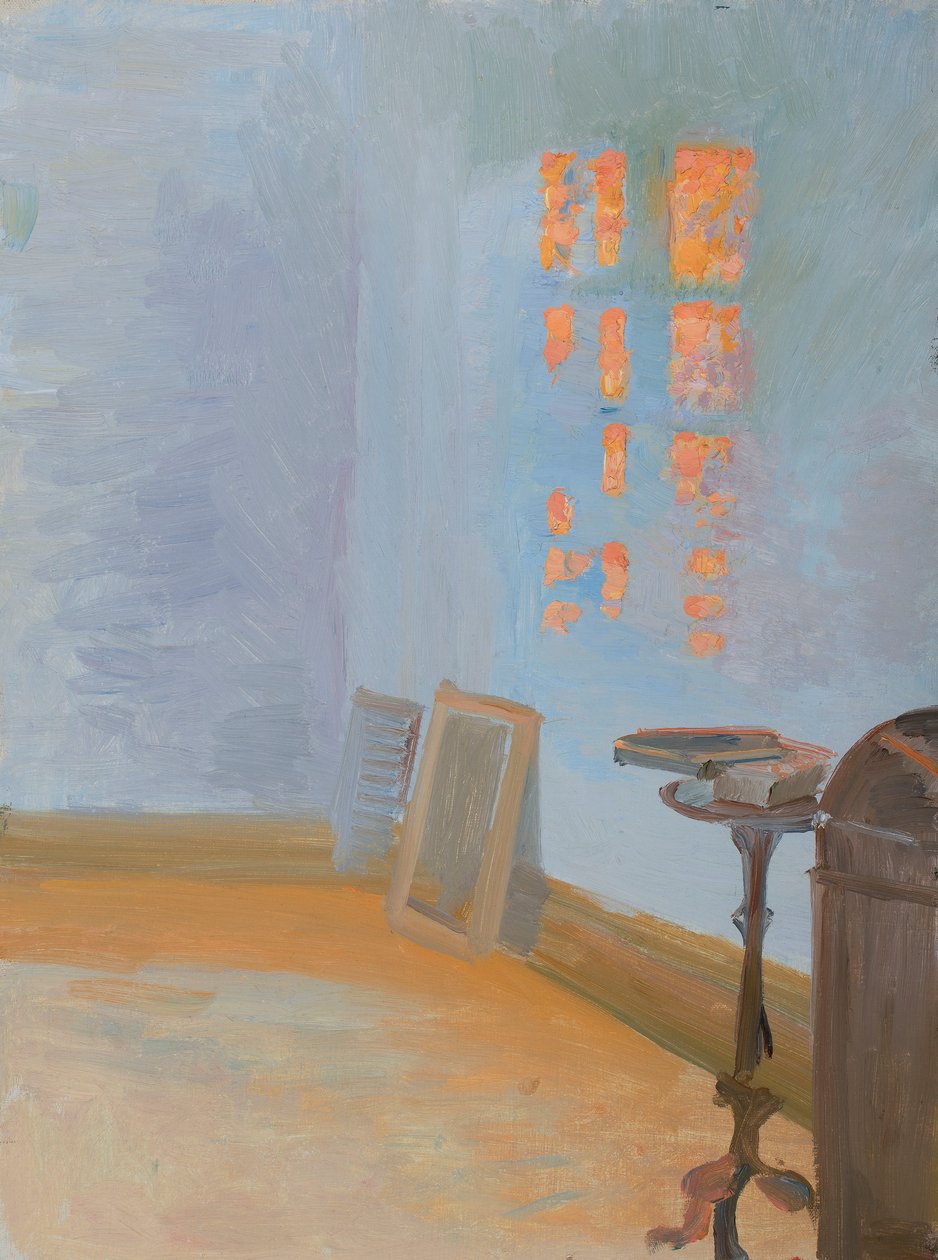 Ilta-aurinko taiteilijan työhuoneessa Markvejissa. tekijältä Anna Ancher