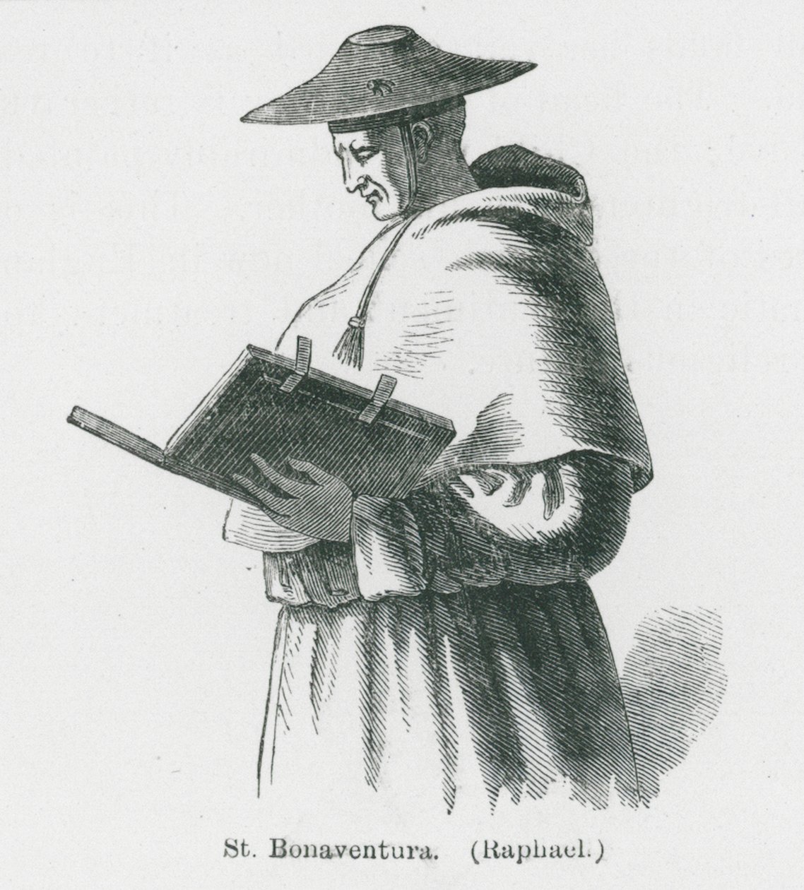 St Bonaventura (litografia) tekijältä Anna Brownell Jameson