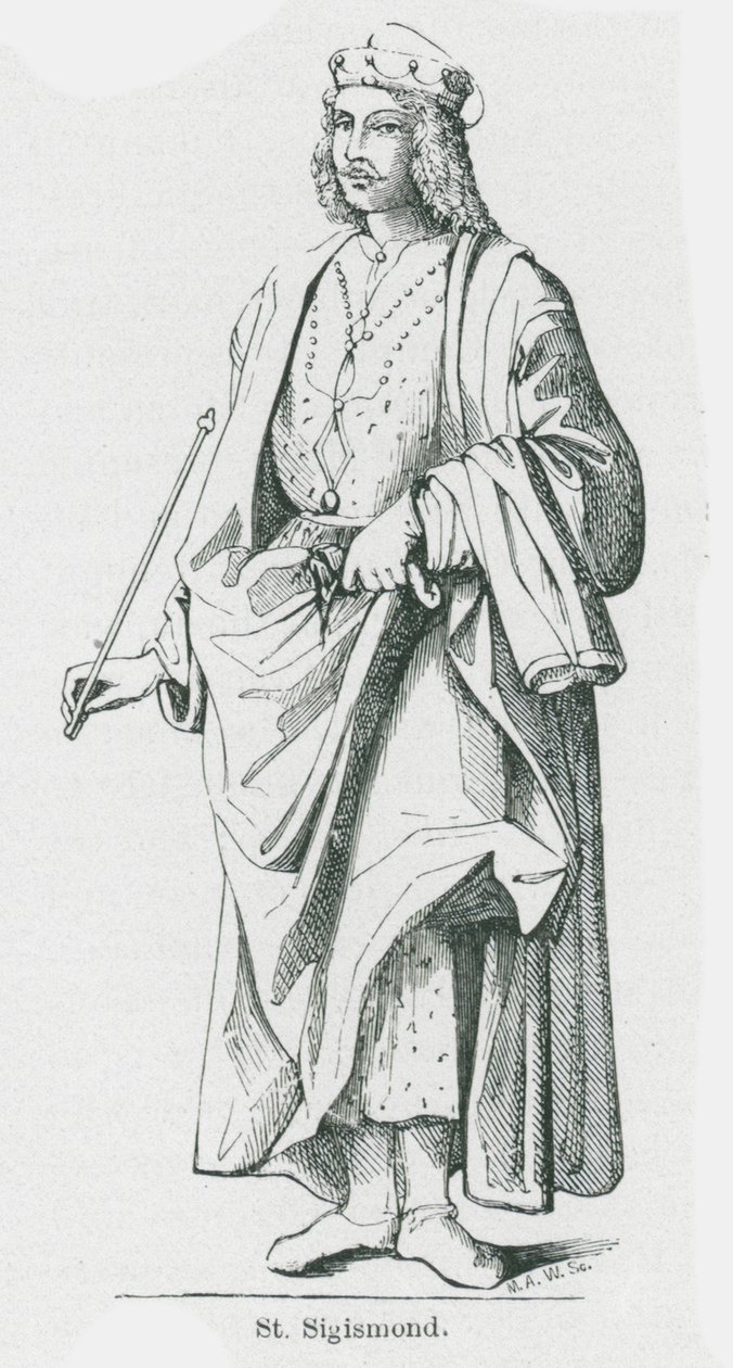 St Sigismond (litografia) tekijältä Anna Brownell Jameson