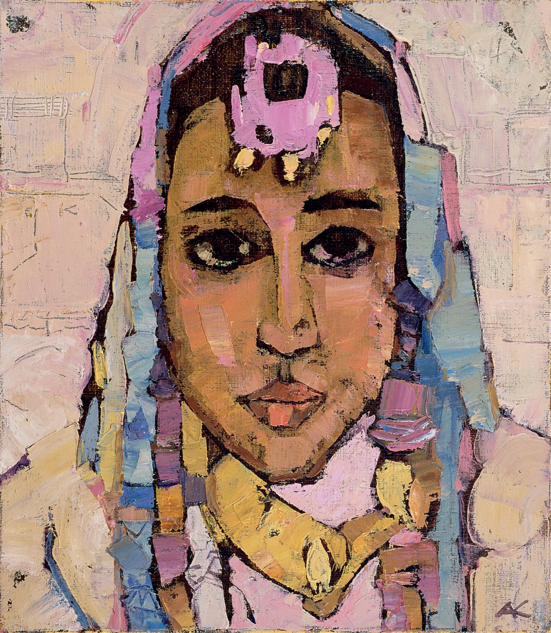 Valkoisen naisen muotokuva tekijältä Anna Contemporary Artist Kostenko