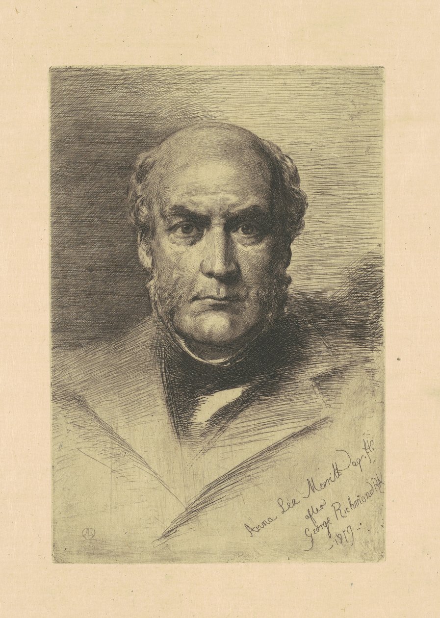 Sir Gilbert Scott tekijältä Anna Lea Merritt, after George Richmond